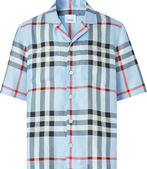 light blue burberry shirt womens